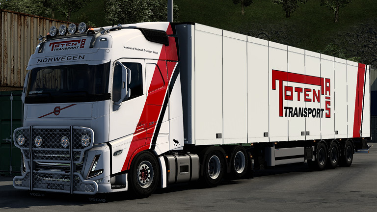 Volvo FH5 Toten Transport Combo Skin (Exclusive)